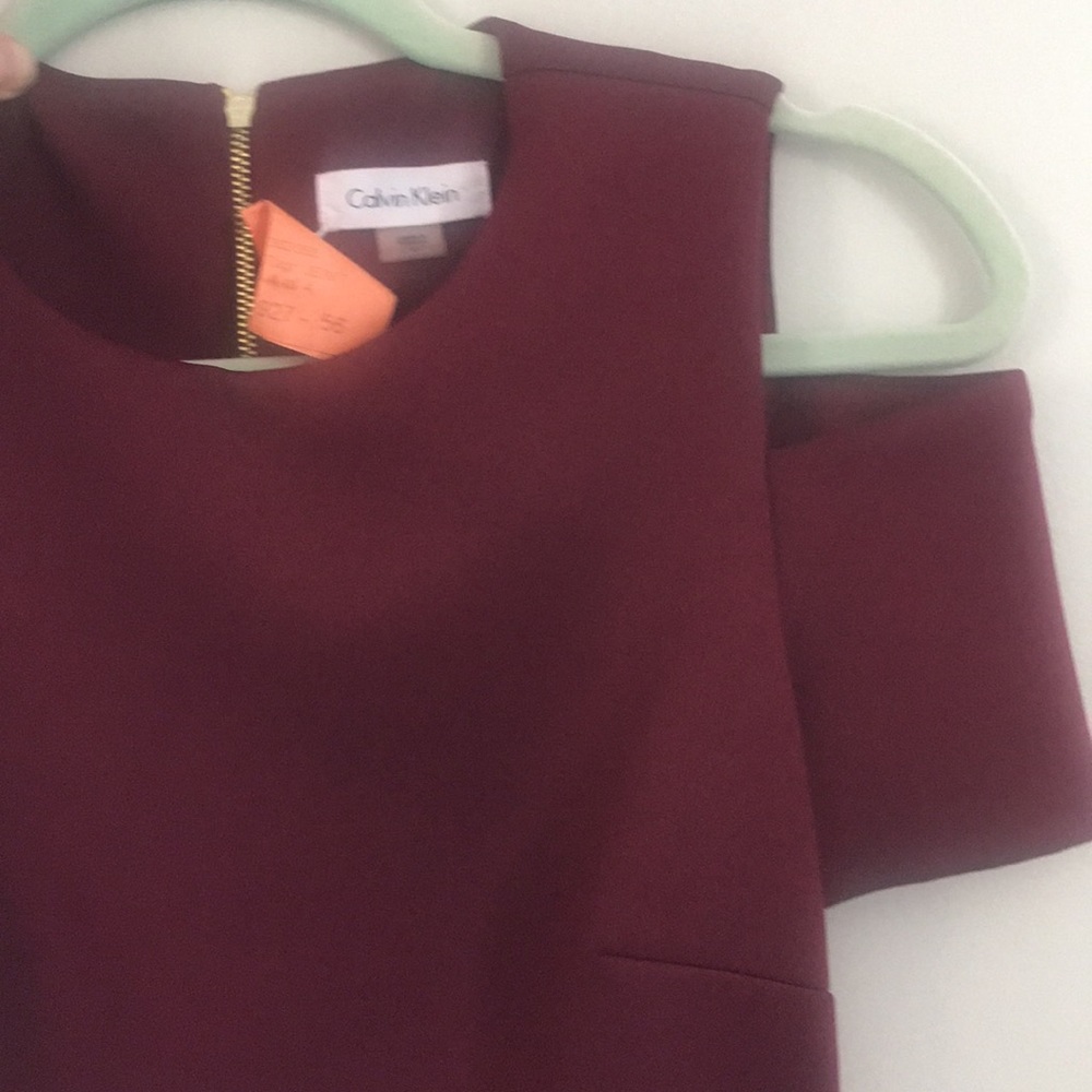 Calvin Klein Open Shoulder Dress